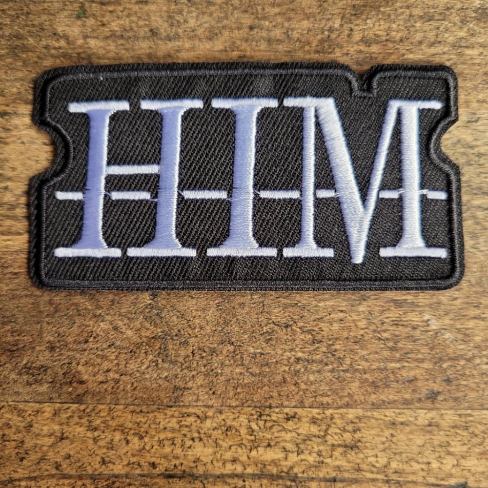 HIM Y2k 2000s 90s Gothic Rock Band Embroidered Iron on Patch